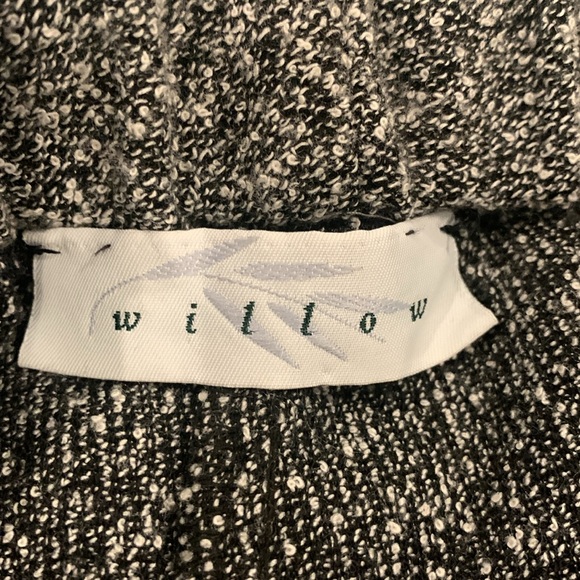 Vintage Willow skirt, long,  black/white tweed size M? - Picture 2 of 6